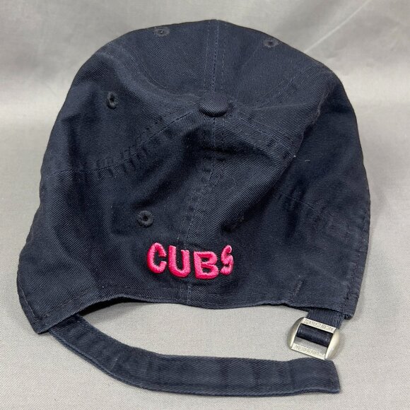 New Era Chicago Cubs MLB Strapback Hat Cap 940 Adjustable Navy Pink Dad Womens - Picture 15 of 15